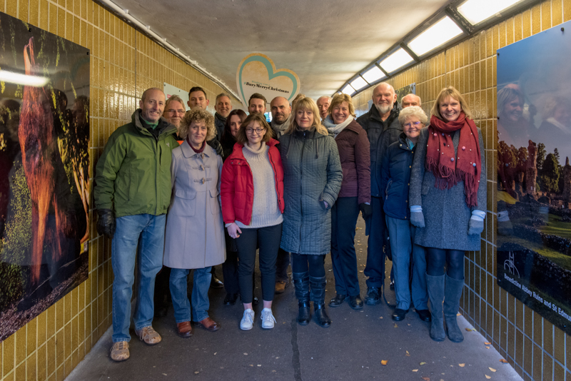 The team who gave Bury St Edmunds' Parkway underpass a makeover